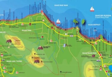 Koh Samui Map