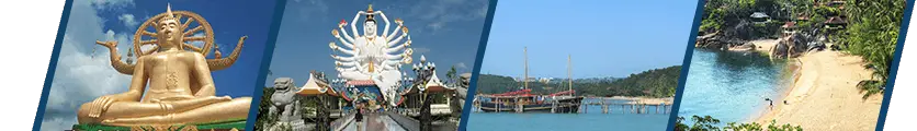 Koh Samui Travel Hub Header Panes